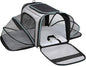 Airline Approved Portable Pet Carrier 2 Sides Expandable Soft-Sided Large Cats by MASKEYON