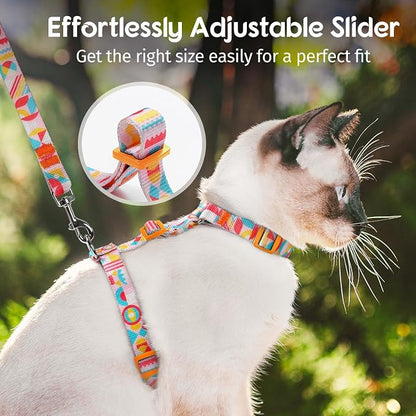 Dooradar Cat Harness and Leash, Escape Proof Adjustable Kitten Vest, - Image 7