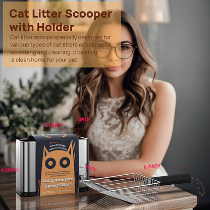 Heavy Duty Stainless Steel Cat Litter Scoop - Image 7