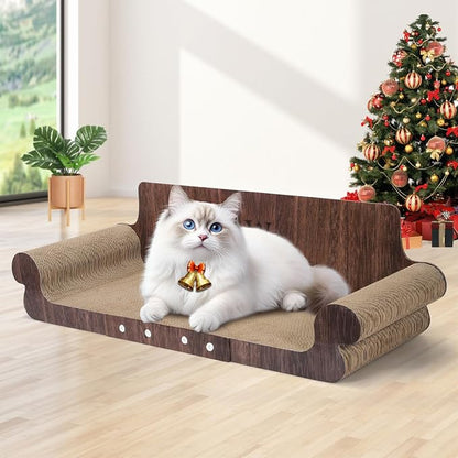Extra Large Cat Scratcher Bed, 32 Inch Cat Scratching Board Cat Couch, Durable by Unknown