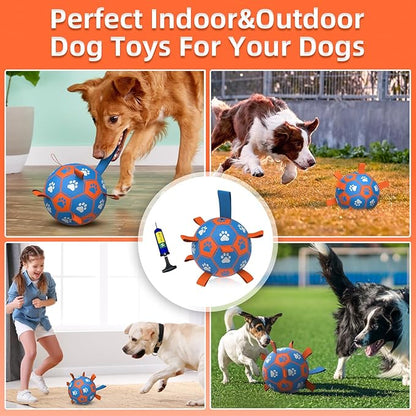 QDAN Dog Ropes Toys Soccer Ball - Image 4