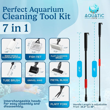 Aquarium Cleaning Tools 7 in 1 - Image 2