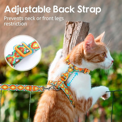 Dooradar Cat Harness and Leash, Escape Proof Adjustable Kitten Vest, - Image 4