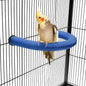 U Shape Parrot Perch Stand Toy Bird Platform Sand Paw Grinding Clean Stick by FrgKbTm