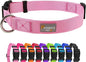 Pink Dog Collar Basic Adjustable Dog Collars by Penseepet