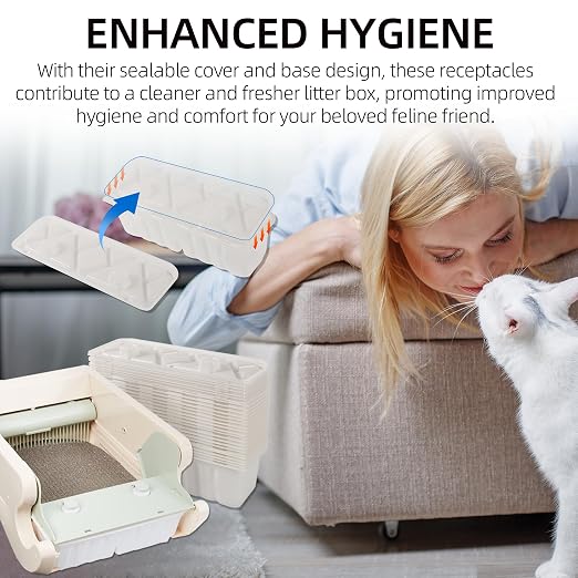 20-Pack Litter Box Waste Receptacles Compatible - Image 6