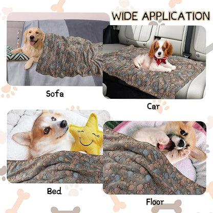 Rezutan 1 Pack 3 Blankets for Dogs, Dog Blanket for Large & Medium Pet Cat - Image 5