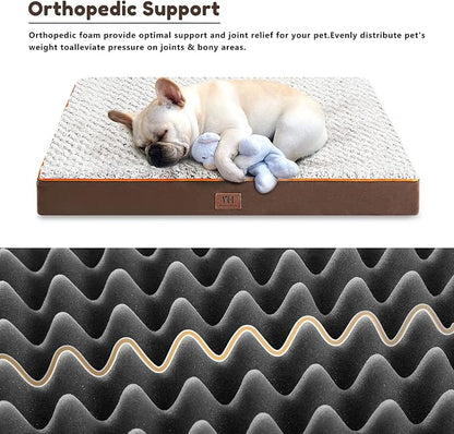 WESTERN HOME WH Large Dog Bed for Large, Medium Dogs, Orthopedic Pet Bed - Image 6
