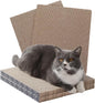 Hide & Scratch Cat Scratcher Pad – 4 Pack | Double-Sided Cardboard Refills by HideScratch