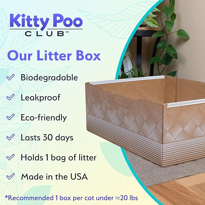 Kitty Poo Club Leakproof Disposable 2-Pack Cat Litter Box - Image 5
