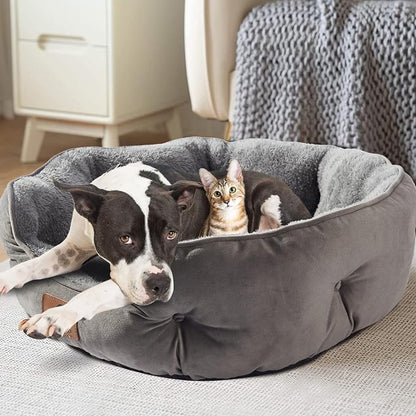 Asvin Large Dog Bed for Large Dogs, Cat Beds for Indoor Cats, Pet Bed for Puppy - Image 2