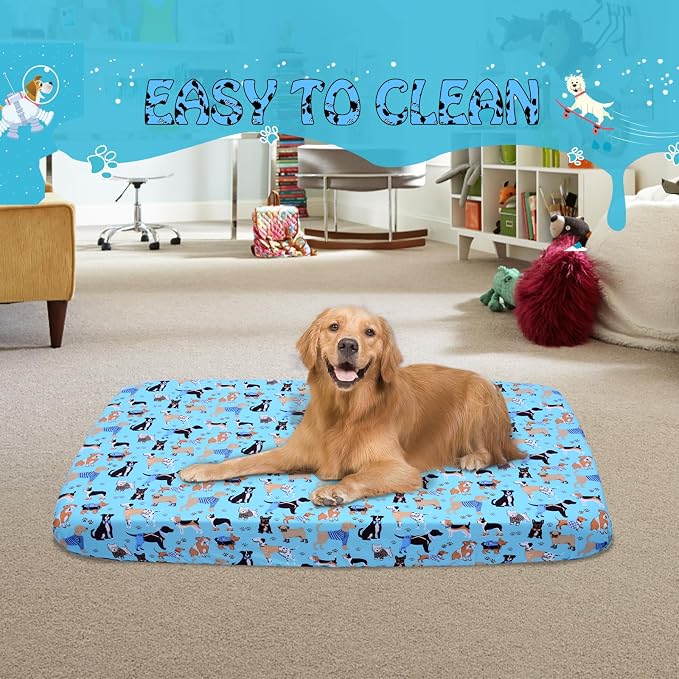 Dog Bed Covers Replacement Washable, Elastic Edged Pet Bed Protector - Image 4