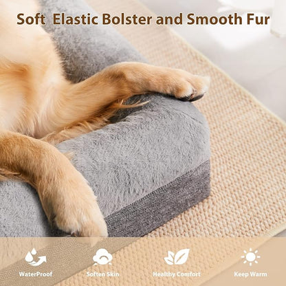 BFPETHOME Orthopedic Dog Bed for Large Sized Dogs – Washable Dog Couch Bed - Image 8