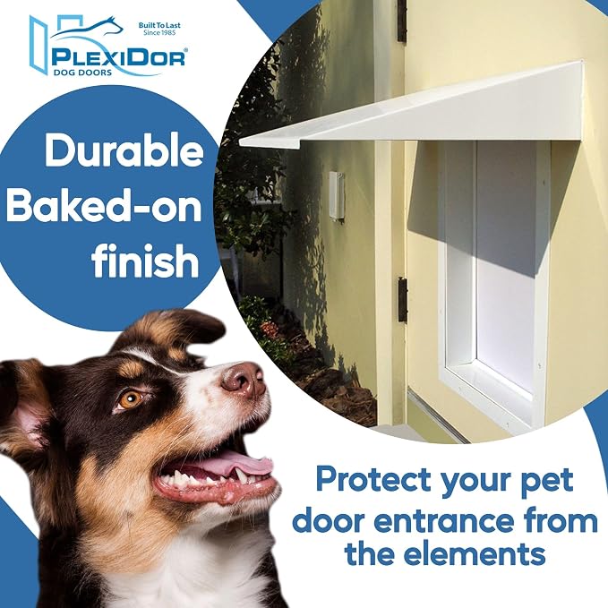 Plexidor Performance Pet Doors Universal Pet Door Awning - Image 4