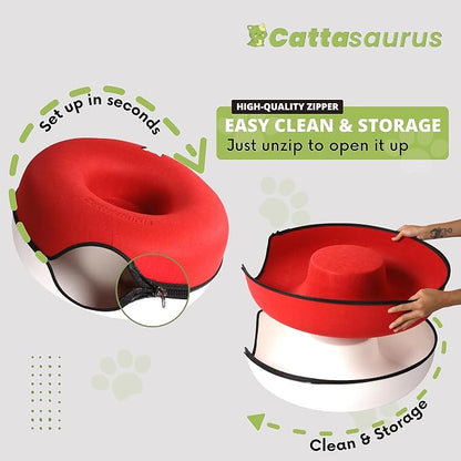 Cattasaurus Peekaboo Cat Cave Donut - Image 6