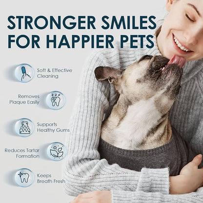 Mooncat Dental Finger Wipes for Dogs & Cats - Image 6
