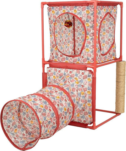 Kitty City Cozy Cube Retreat Cat Tower by KittyCity
