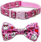 Valentine’s Day Dog Collar Adjustable Puppy Collar by PohshidoPet