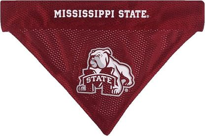 Pets First Collegiate Pet Accessories, Reversible Bandana, Mississippi State - Image 3