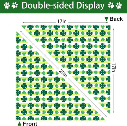 St. Patrick's Day Dog Bandana, 2 Pack Adjustable Holiday Party Pets Saint - Image 7