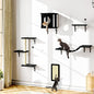 NUNU LAB Cat Wall Shelves Set, Scratching Post, Wall Shelves by NUNULAB