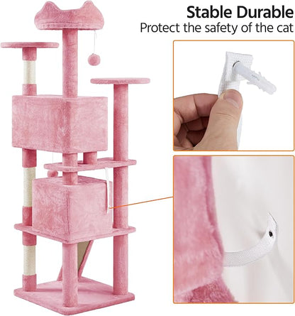 Yaheetech Multi-Level Cat Tree Stand House Furniture - Image 9