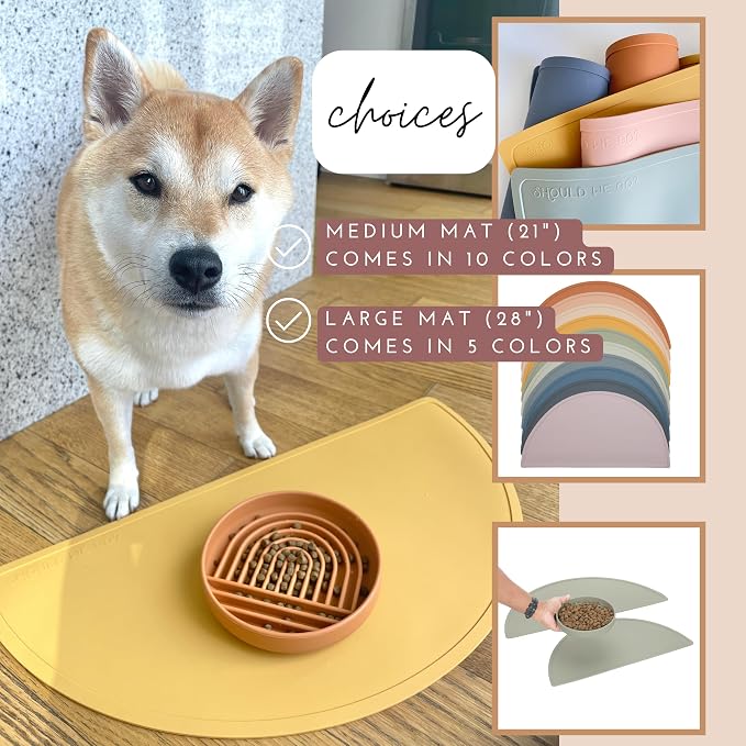 Should We Go -Waterproof Silicone Pet Food Mat - Image 5
