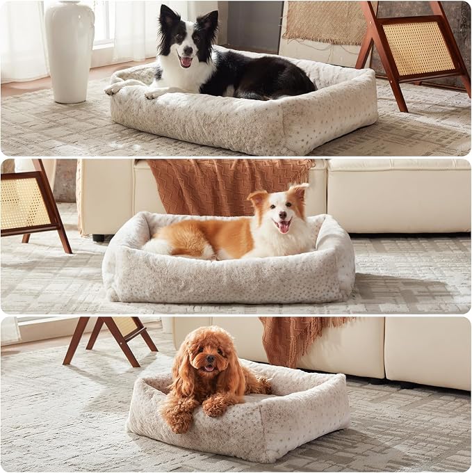 JOEJOY Dog Bed Medium Size Dog, Washable Orthopedic Premium Soft Corduroy - Image 7