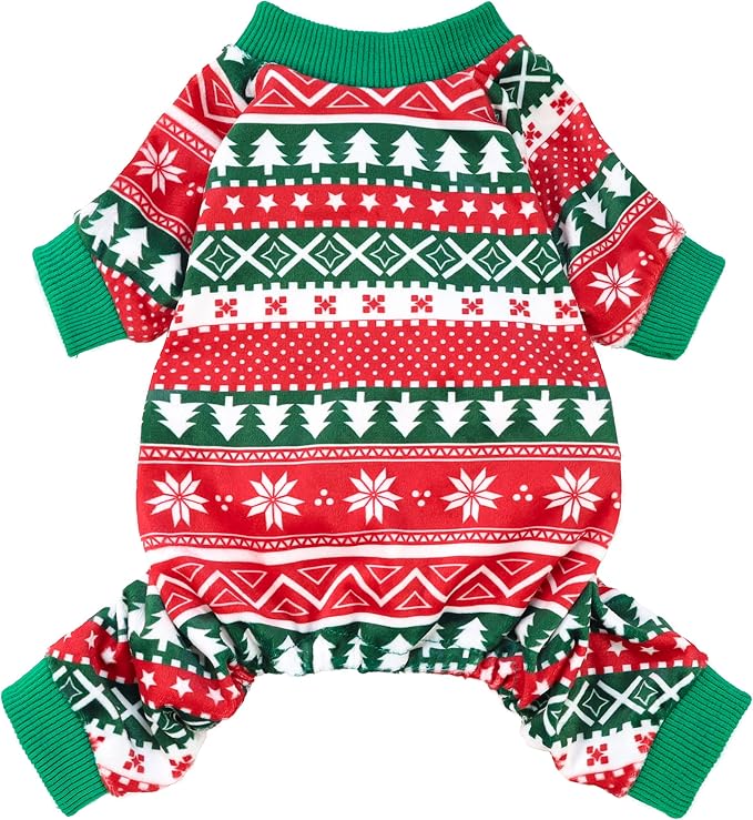 Fitwarm Dog Christmas Outfit, Dog Pajamas, Dog Winter Clothes by Fitwarm