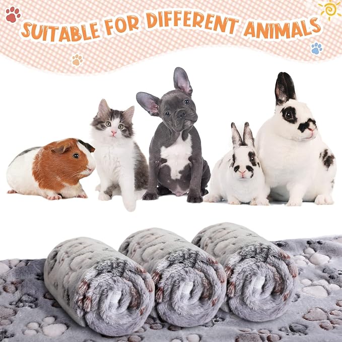 Tatuo 4 Pcs Dog Blanket for Pet Cat Blankets Indoor Puppy Teething Stuff Toys - Image 7