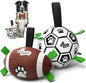 QDAN Dog Soccer Ball Football Set by QDAN