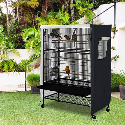 Universal Bird Cage Cover, Dark Colored Drape - Image 7