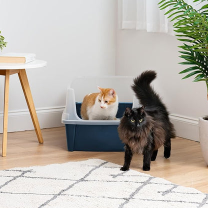 IRIS USA XX-Large Cat Litter Box, Open Top Extra Large Litter Box - Image 3