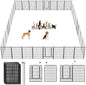 Dog Playpen Dog Fence Outdoor for Yard, 32inch 42 Panels Dog Pens Outside by Jhsomdr