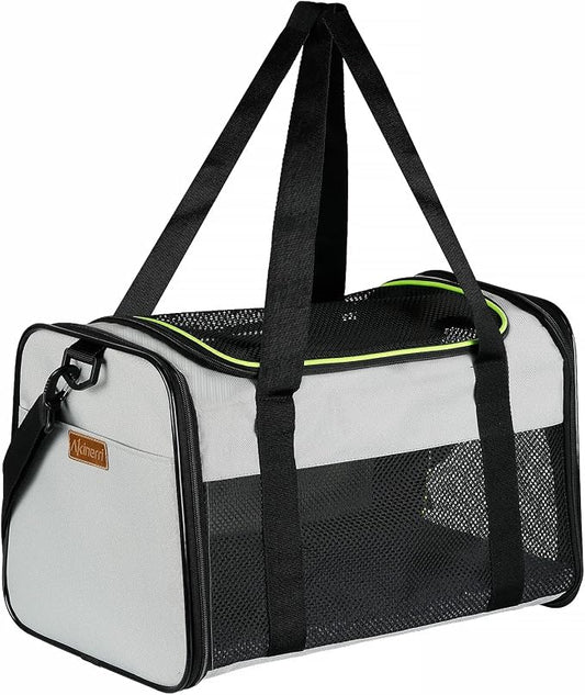 Cat Carrier - Portable Foldable Dog Pet Carrier, Soft-Sided Pet Bag up to 15 Lbs by Akinerri
