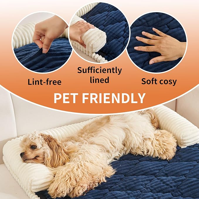 HAOMAIJIA Dog Couch Bed for Large Dogs, Non Slip Pet Couch Covers for Sofa - Image 5