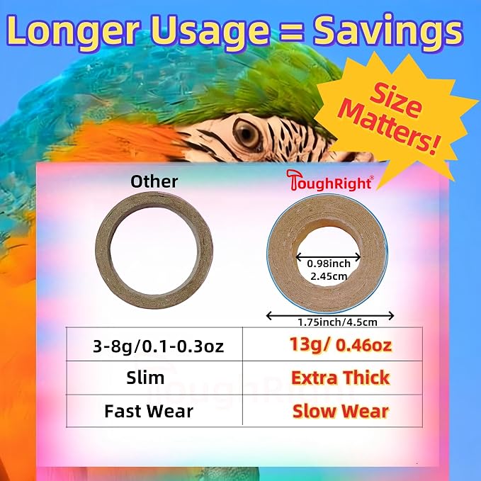 24Pcs Fatty Bagels Bird Toys for Parrots Durable Cardboard Chewing Shredding - Image 4