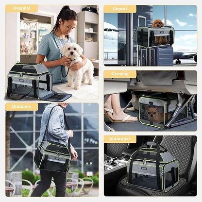 Lekereise Top-Expandable Pet Carrier 18x11x11Inch Delta American United Airline - Image 7