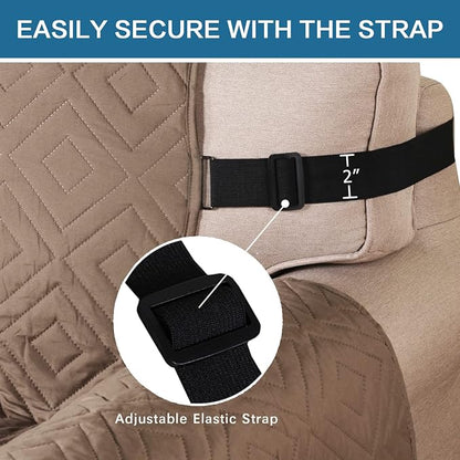H.VERSAILTEX Reversible Loveseat Cover Furniture Protector Anti-Slip Water - Image 4