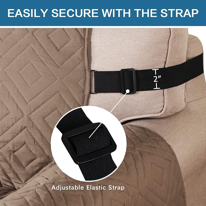 H.VERSAILTEX Reversible Sofa Slipcover Furniture Protector Water Resistant 2" - Image 4