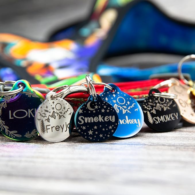 Personalized Dog Tag with 5 Lines of Custom Deep Engraved Durable Stainless - Image 6