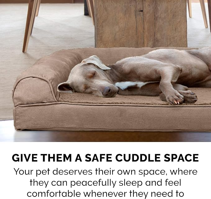 Furhaven Orthopedic Dog Bed for Large/Medium Dogs w/ Removable Bolsters & - Image 10