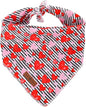lionet paws Valentines Dog Bandana by lionetpaws