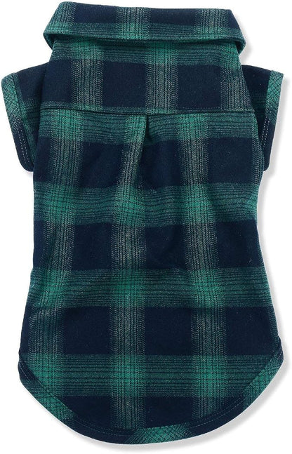 Koneseve Dog Shirt, Pet Plaid Clothes Shirt T-Shirt, Sweater Bottoming Shirt - Image 2