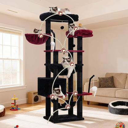 Gothic Cat Tree, Cat Tower for Large Cats - Image 6