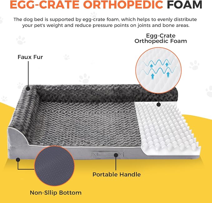 Dog Beds Large Sized Dogs, XL Orthopedic Dog Beds - Image 2