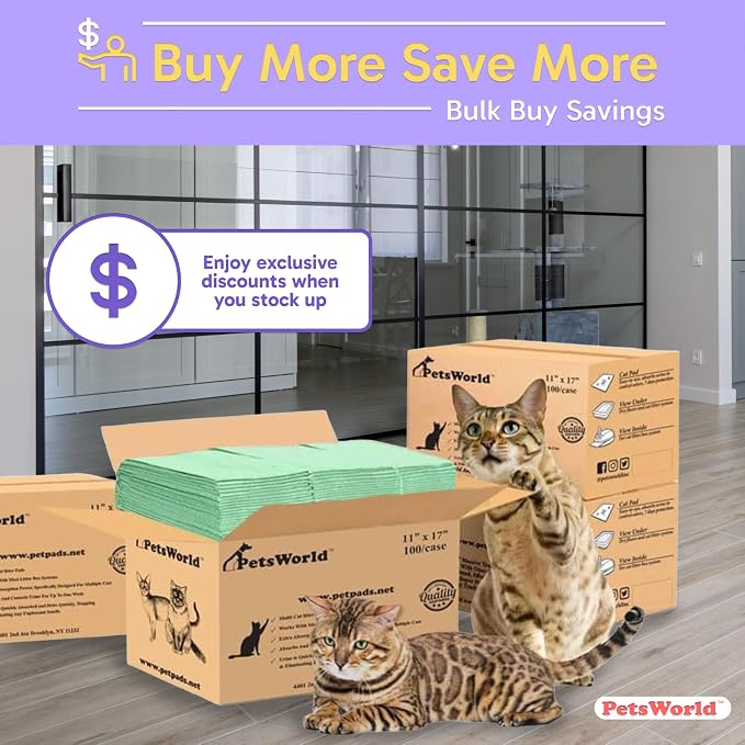 PetsWorld Universal Fit Multi-Cat Pad Refills - Image 5