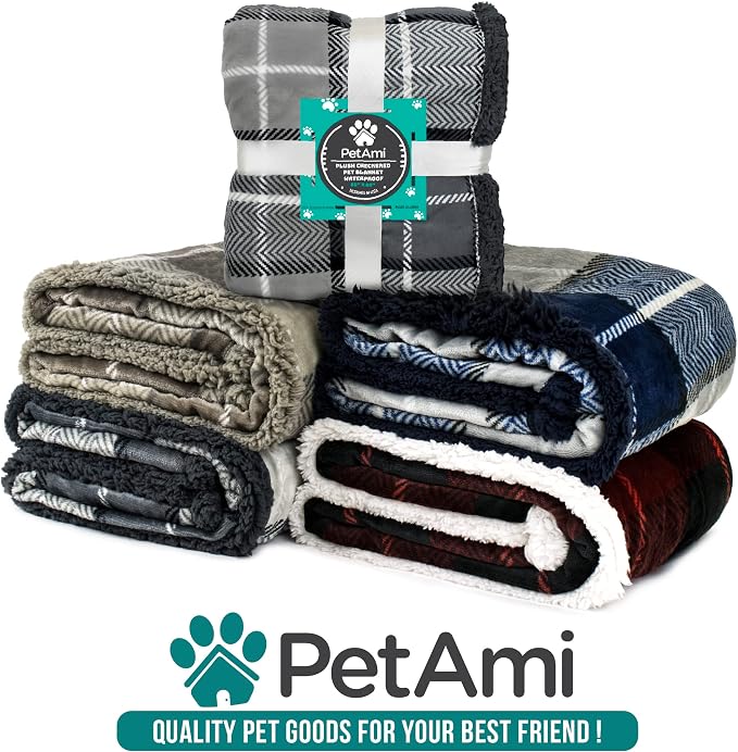 PetAmi Dog Blanket for Bed, XL Pet Blanket Large Dogs, Fleece Furniture Couch - Image 9
