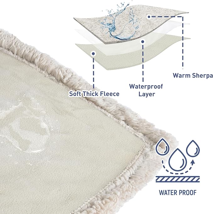 Kritter Planet Waterproof Dog Blanket, Reversible Water Proof Pet Blanket - Image 3