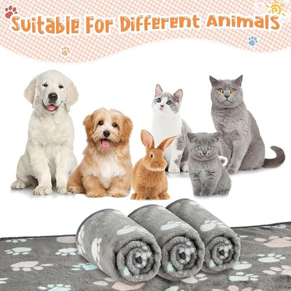 Tatuo 4 Pcs Dog Blanket for Pet Cat Blankets Indoor Puppy Teething Stuff Toys - Image 6